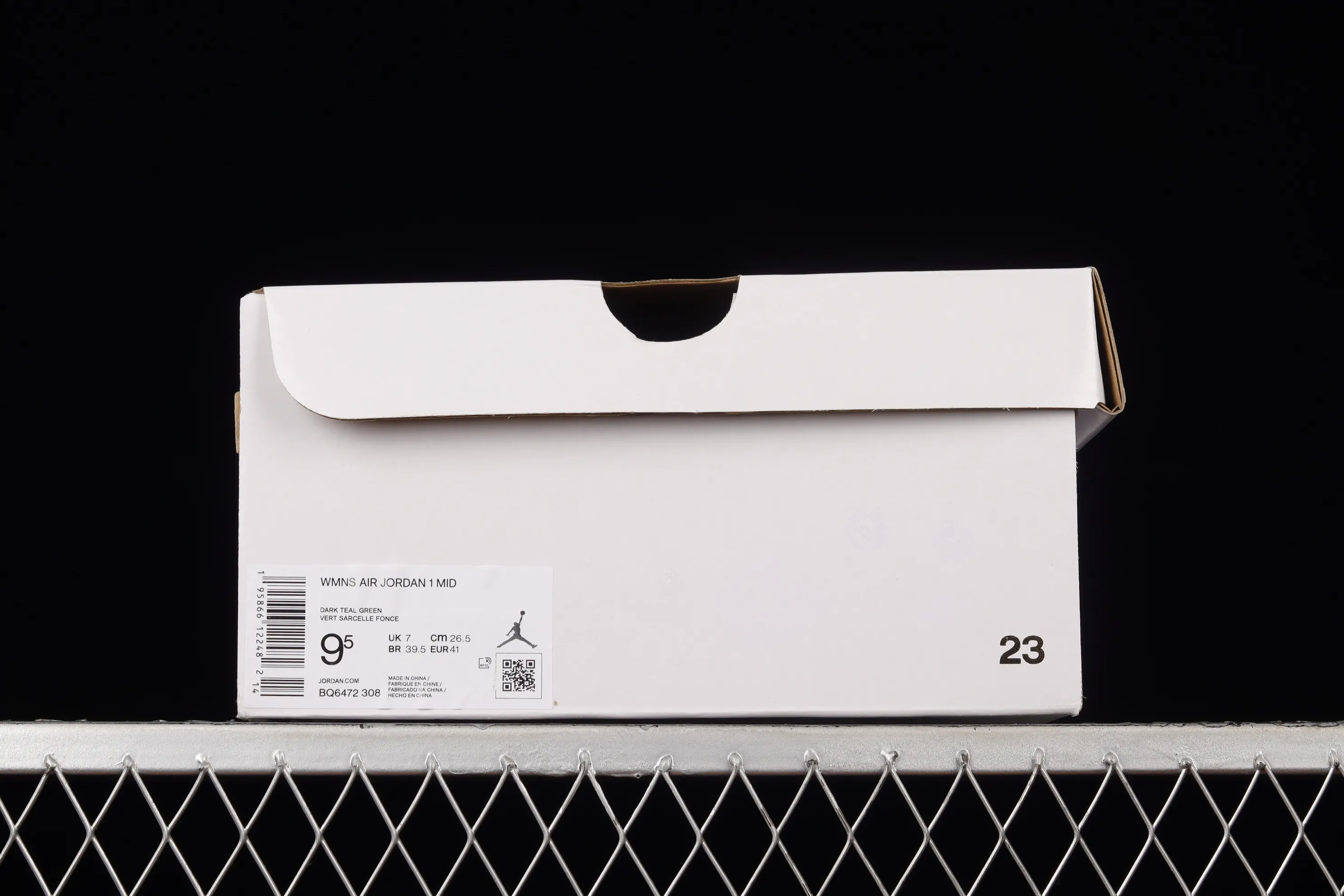 All categories Air Jordan Jordan series basketball shoes Air Jordan 1 Mid G version pure original Air Jordan AJ1 Mid "Blue Mint" AJ1 Joe 1 blue orange mid-top basketball shoes BQ6472-308